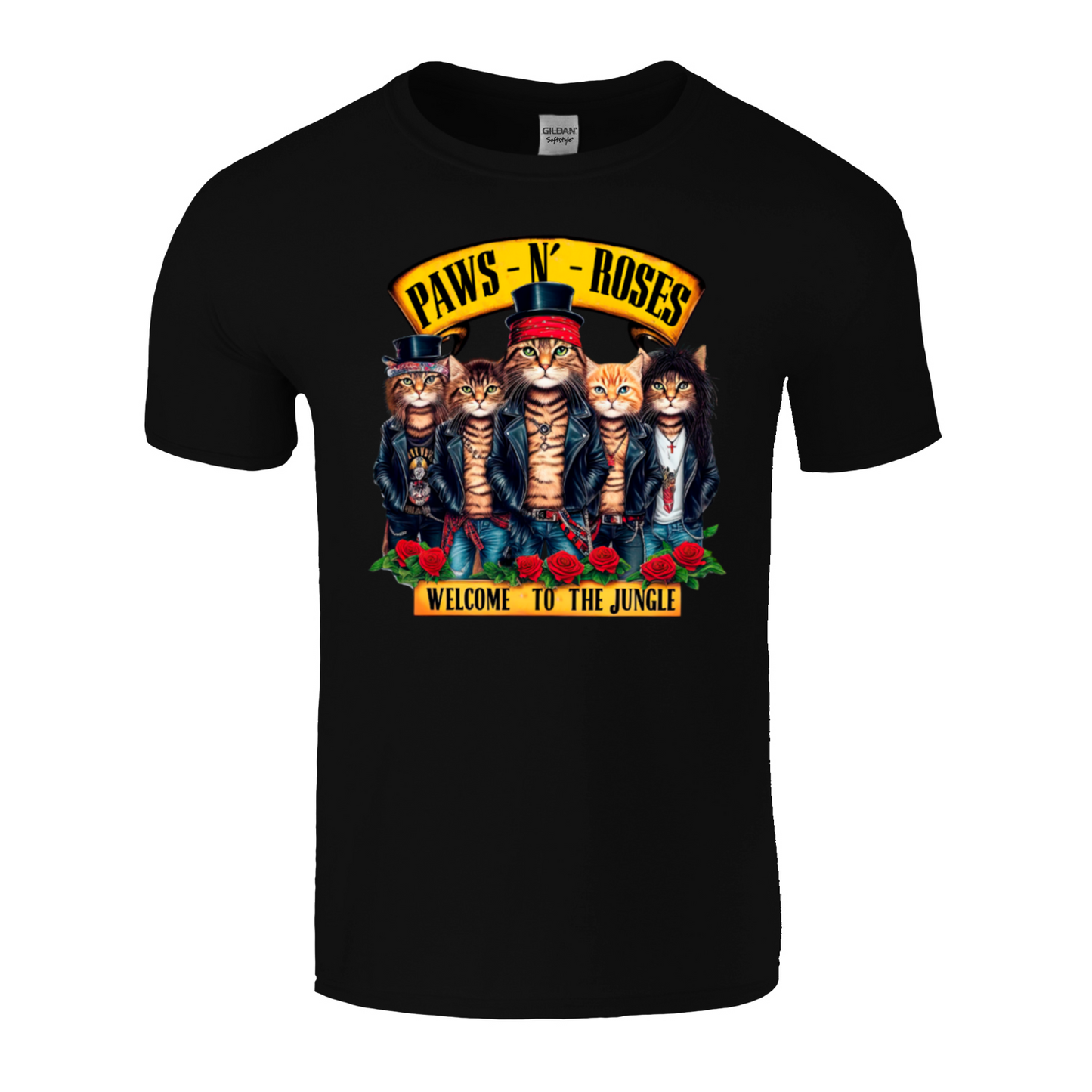 PAWS N' ROSES T-SHIRT