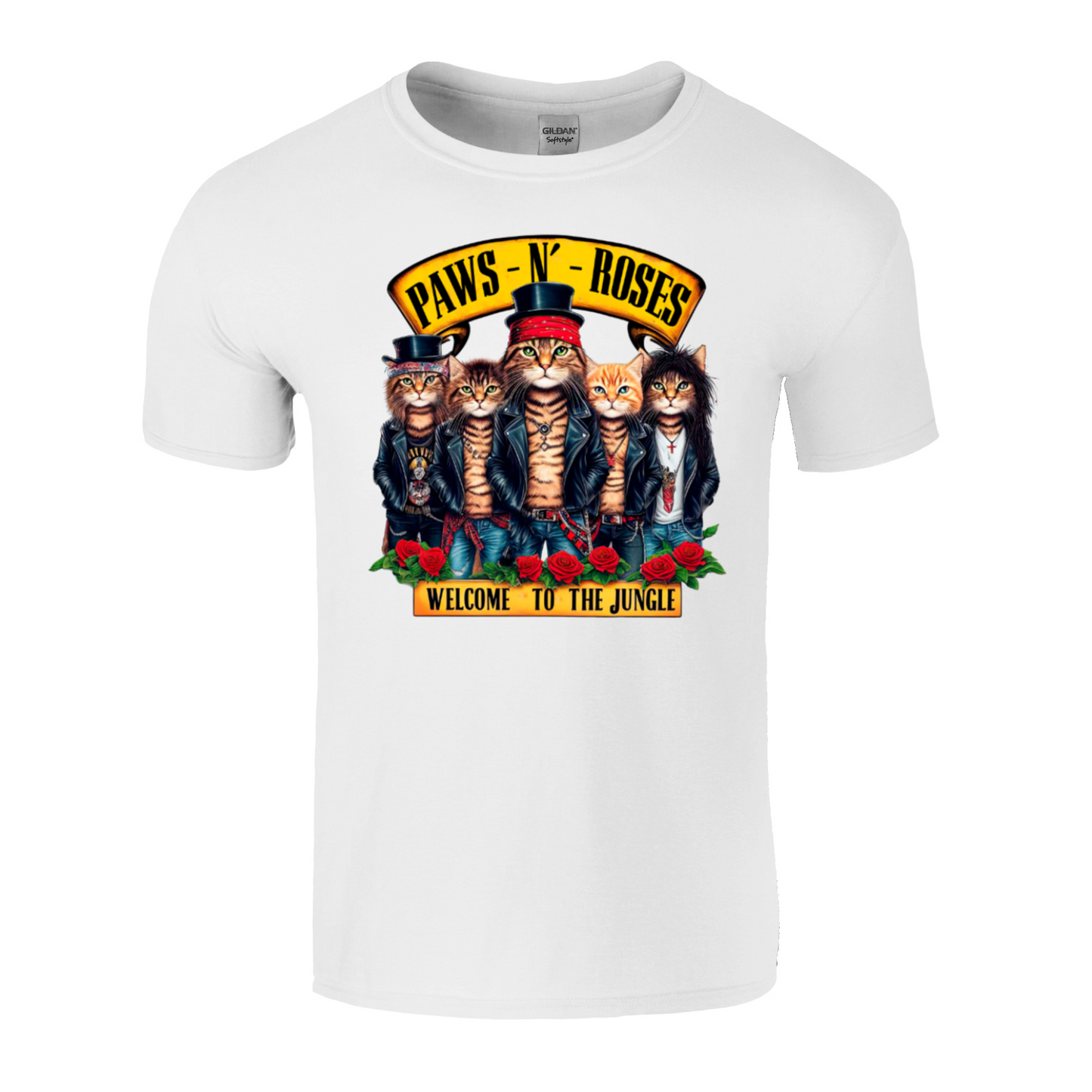 PAWS N' ROSES T-SHIRT