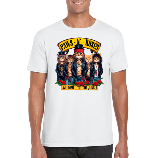PAWS N' ROSES T-SHIRT