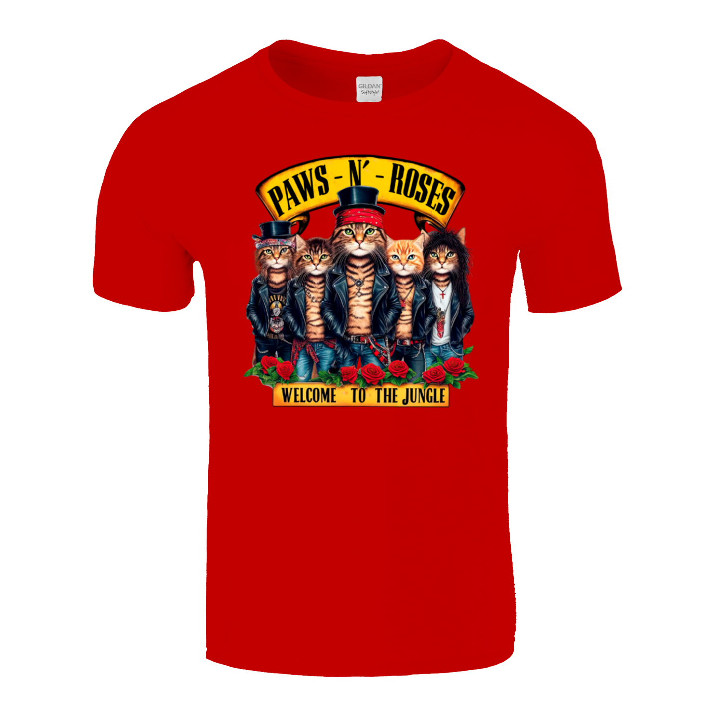 PAWS N' ROSES T-SHIRT
