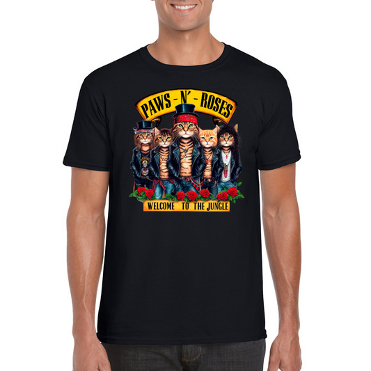 PAWS N' ROSES T-SHIRT