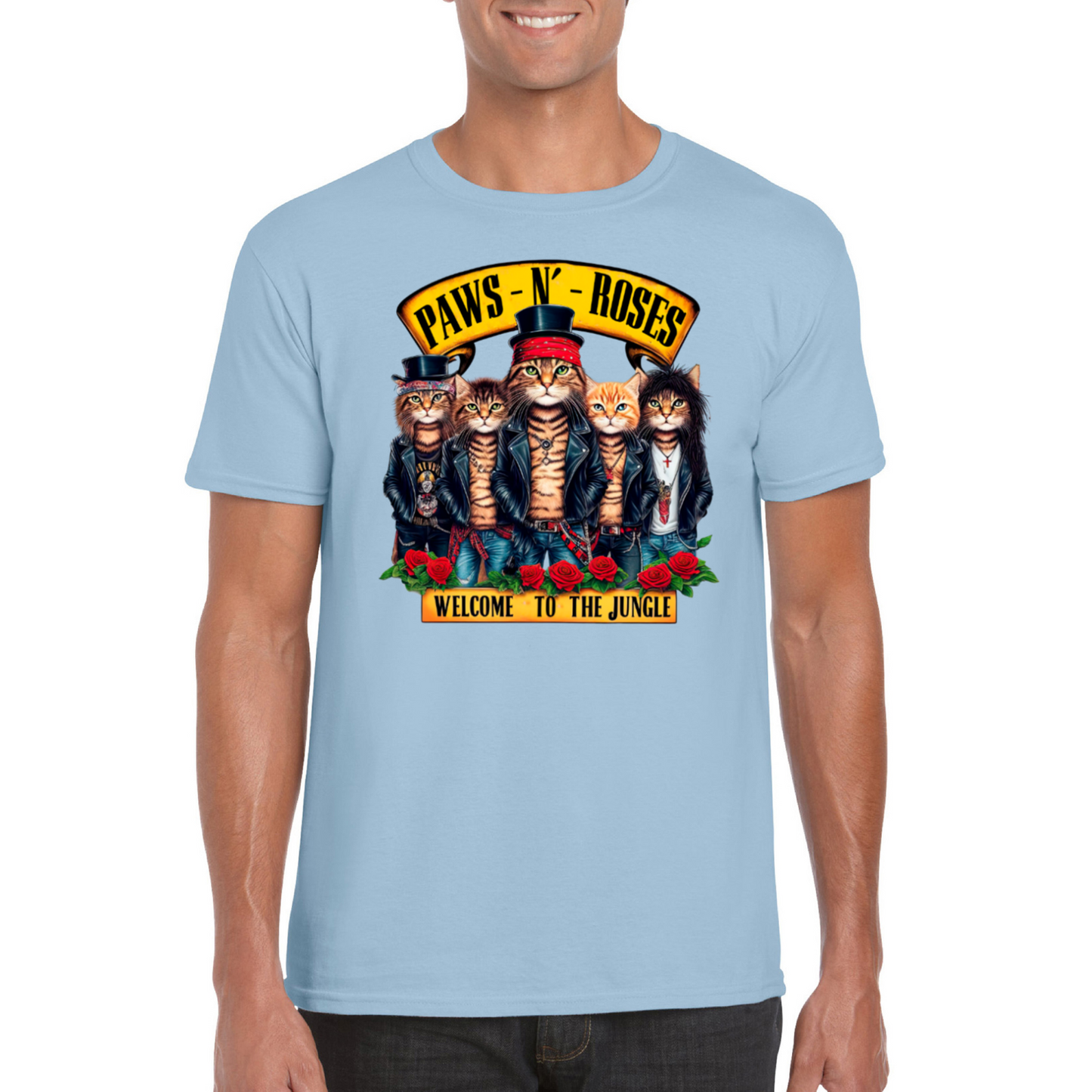 PAWS N' ROSES T-SHIRT
