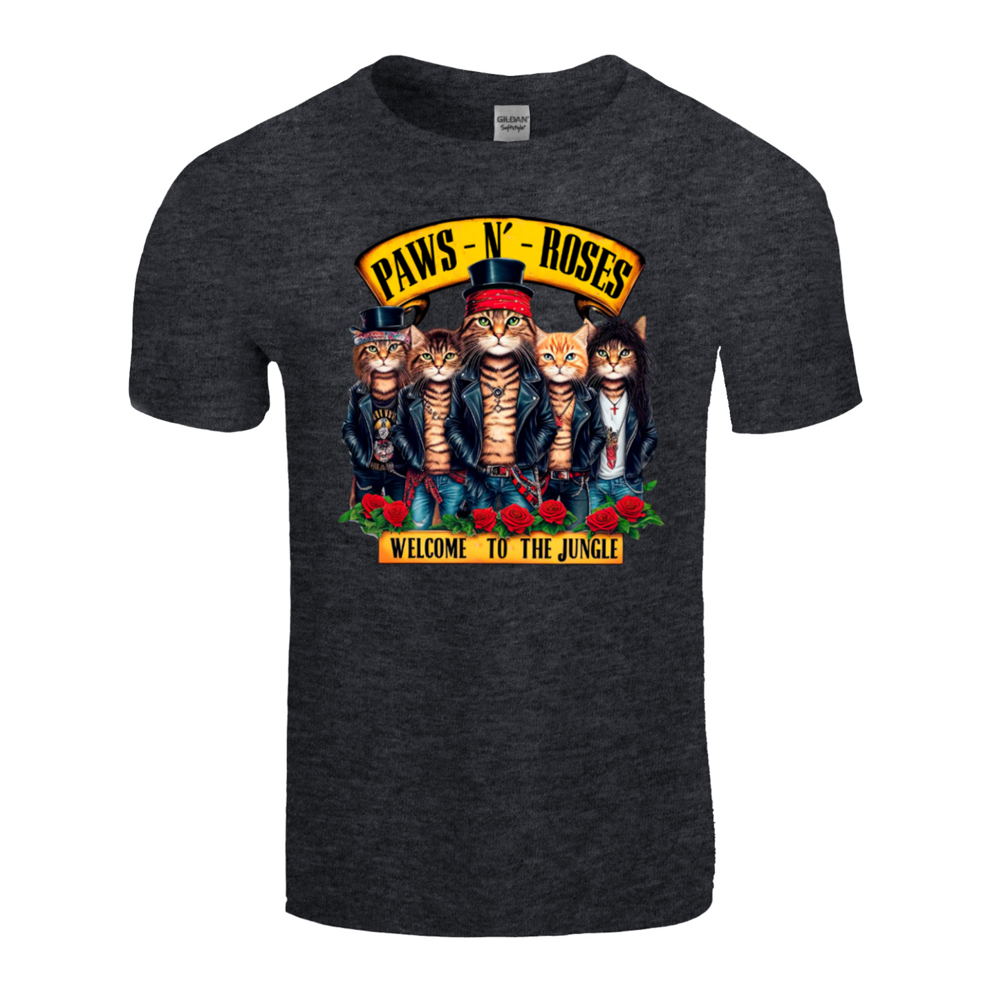 PAWS N' ROSES T-SHIRT