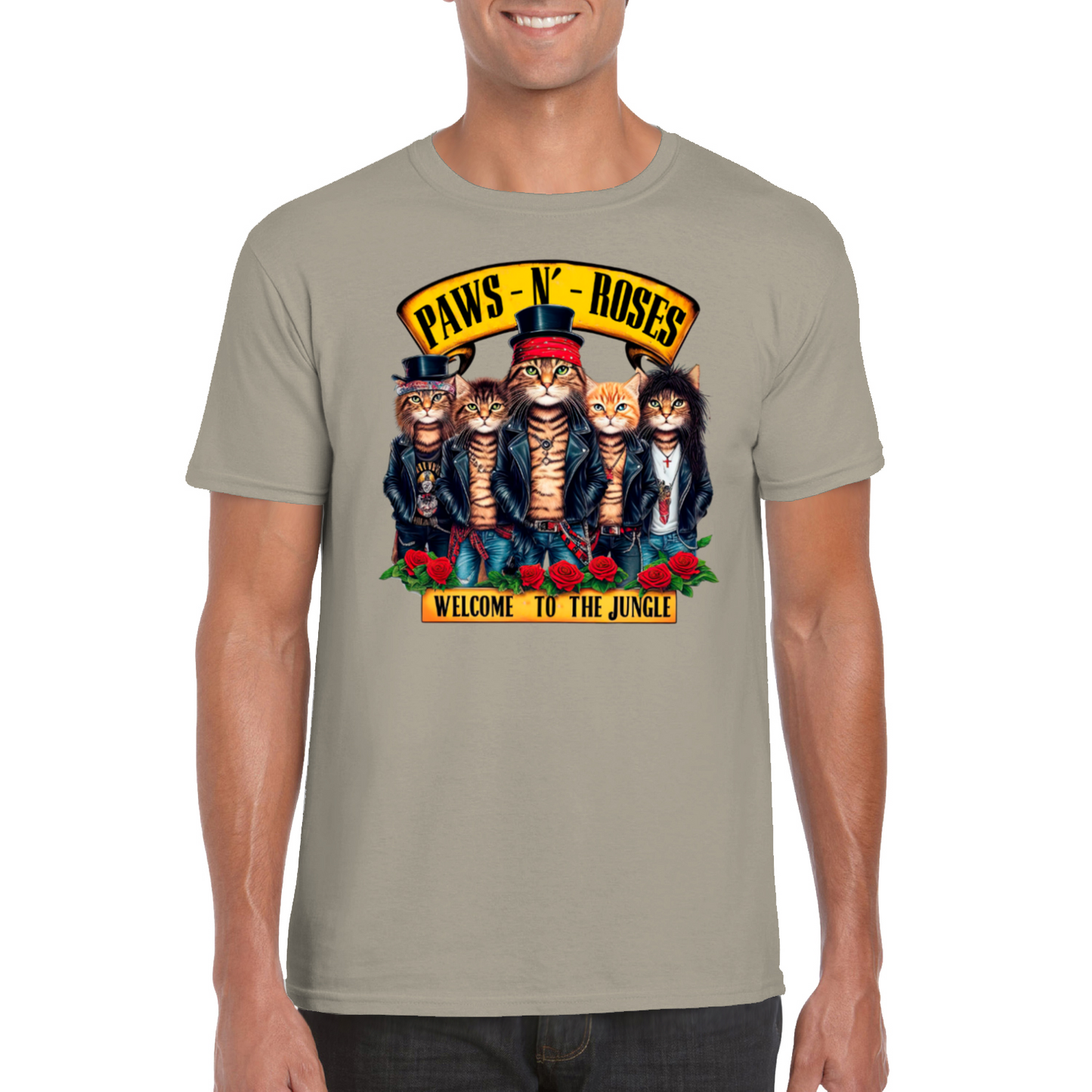 PAWS N' ROSES T-SHIRT