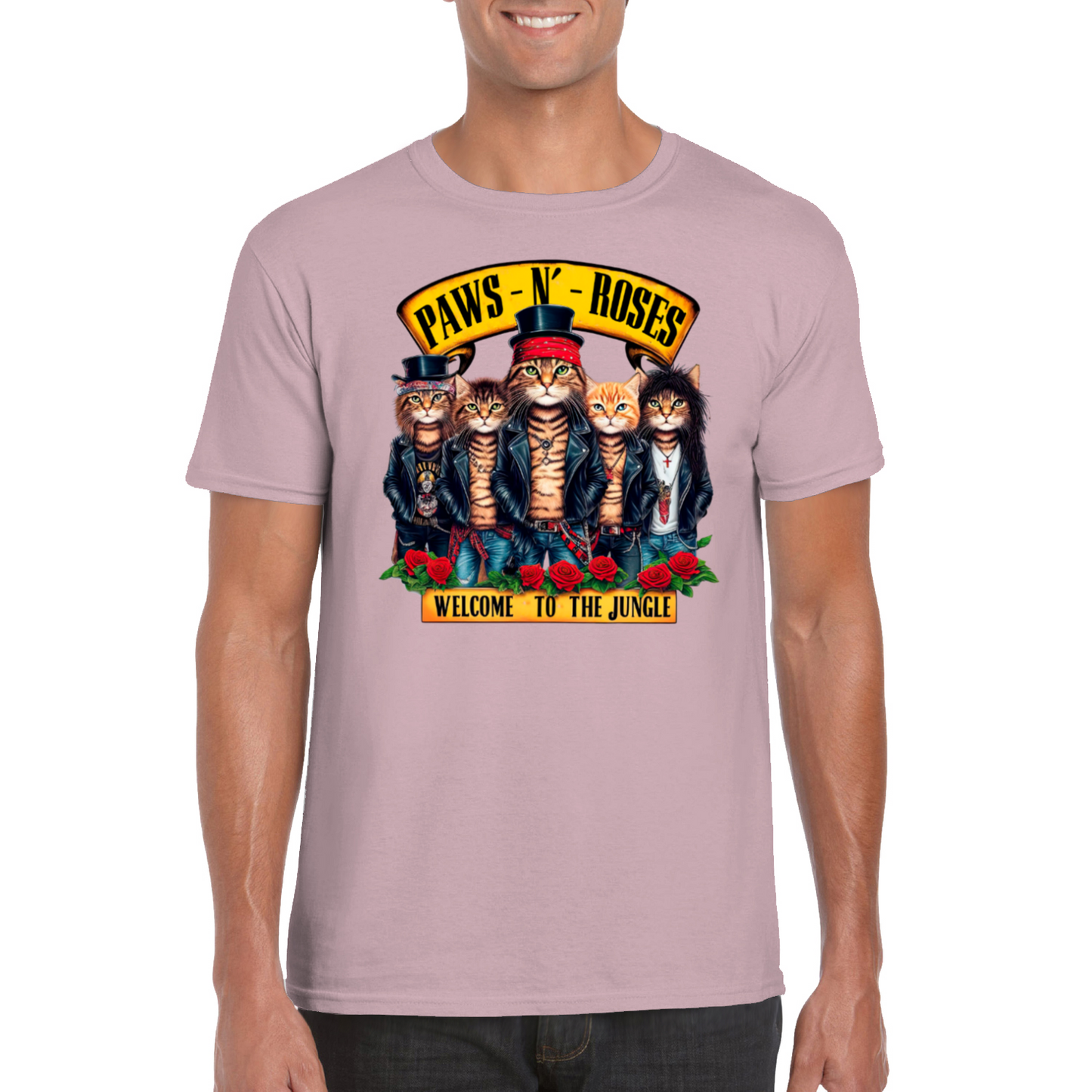 PAWS N' ROSES T-SHIRT