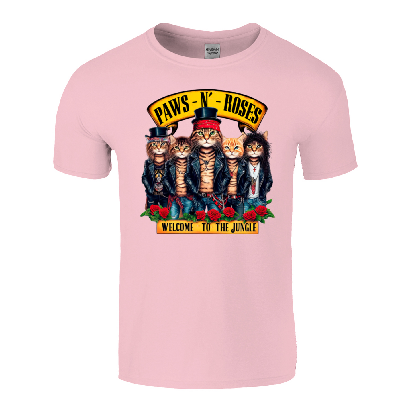 PAWS N' ROSES T-SHIRT