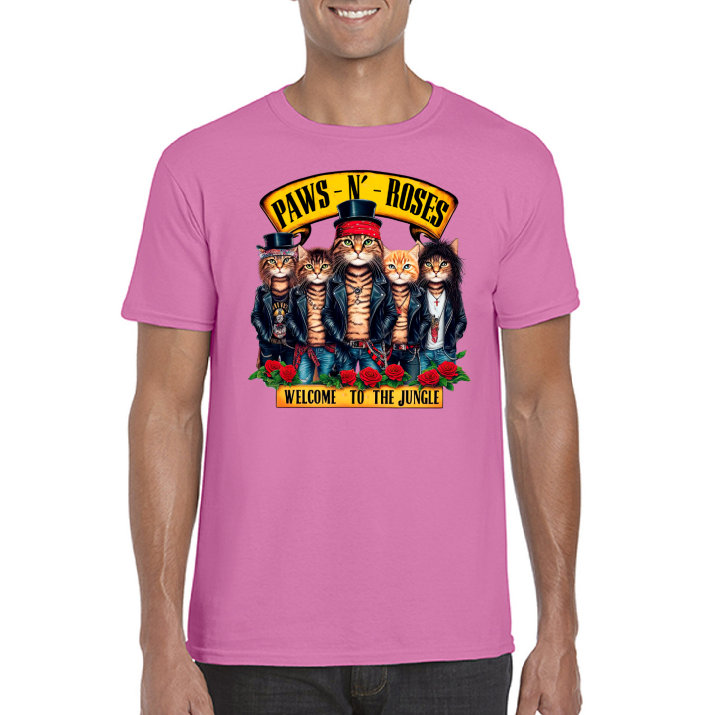 PAWS N' ROSES T-SHIRT