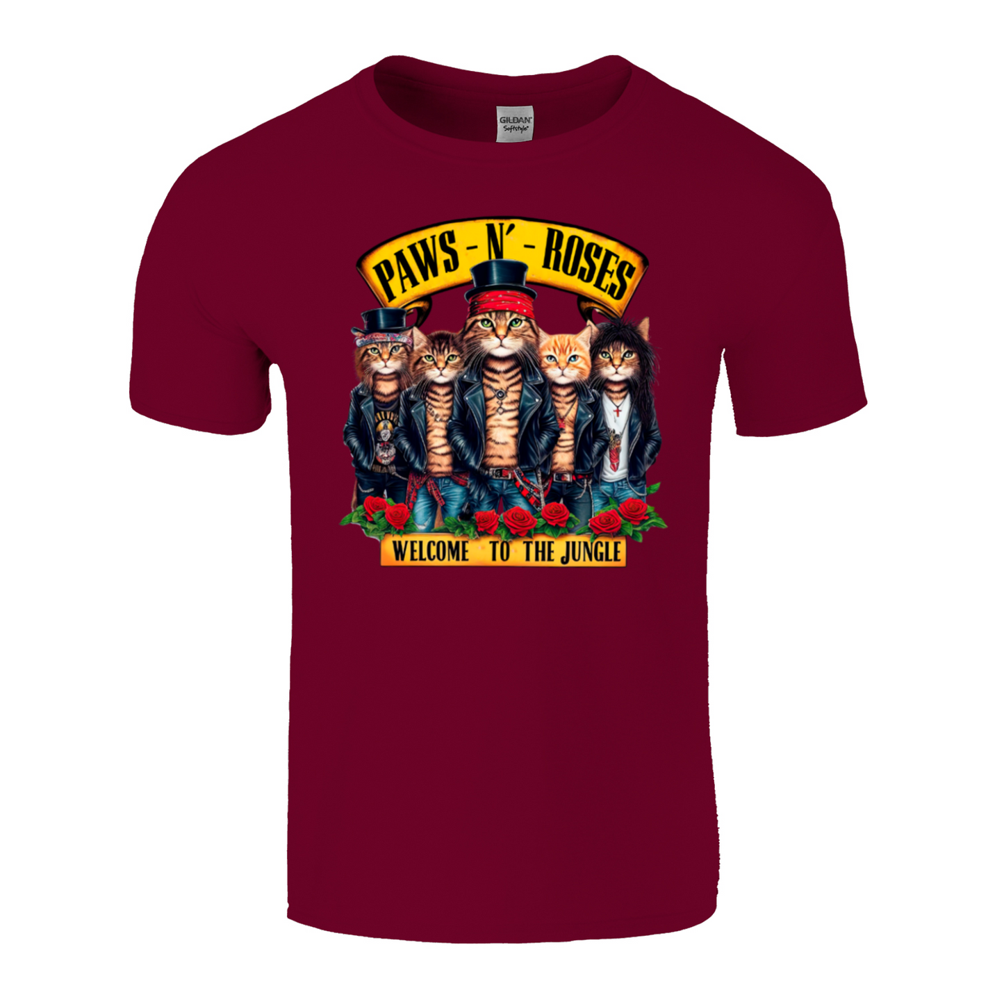 PAWS N' ROSES T-SHIRT