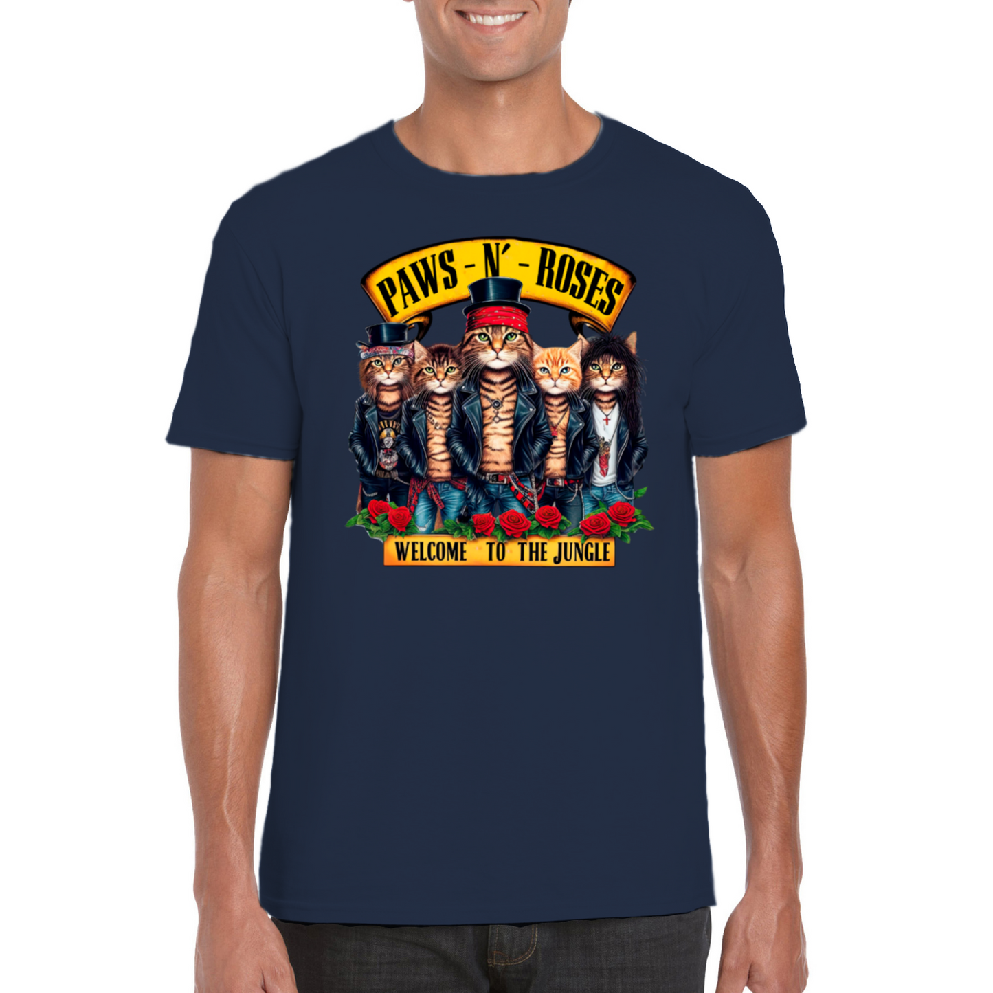 PAWS N' ROSES T-SHIRT