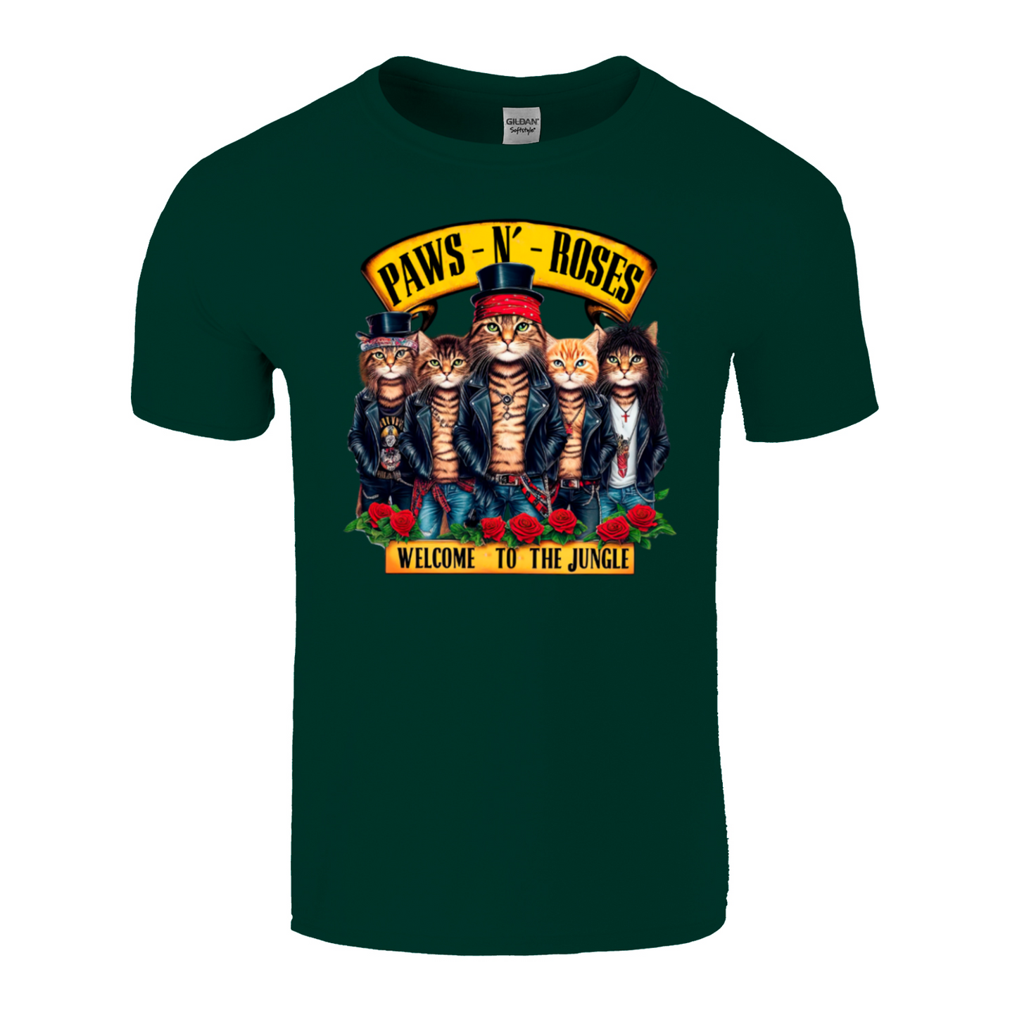 PAWS N' ROSES T-SHIRT