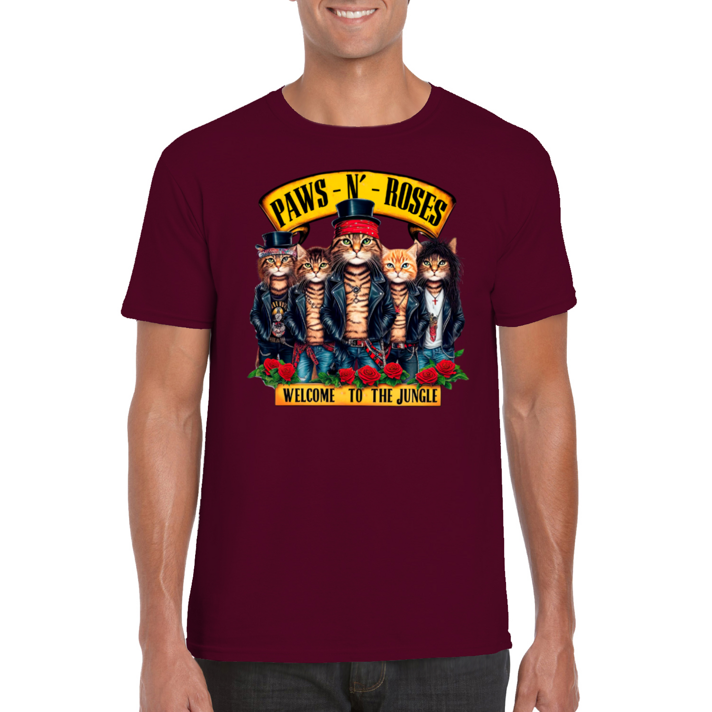 PAWS N' ROSES T-SHIRT