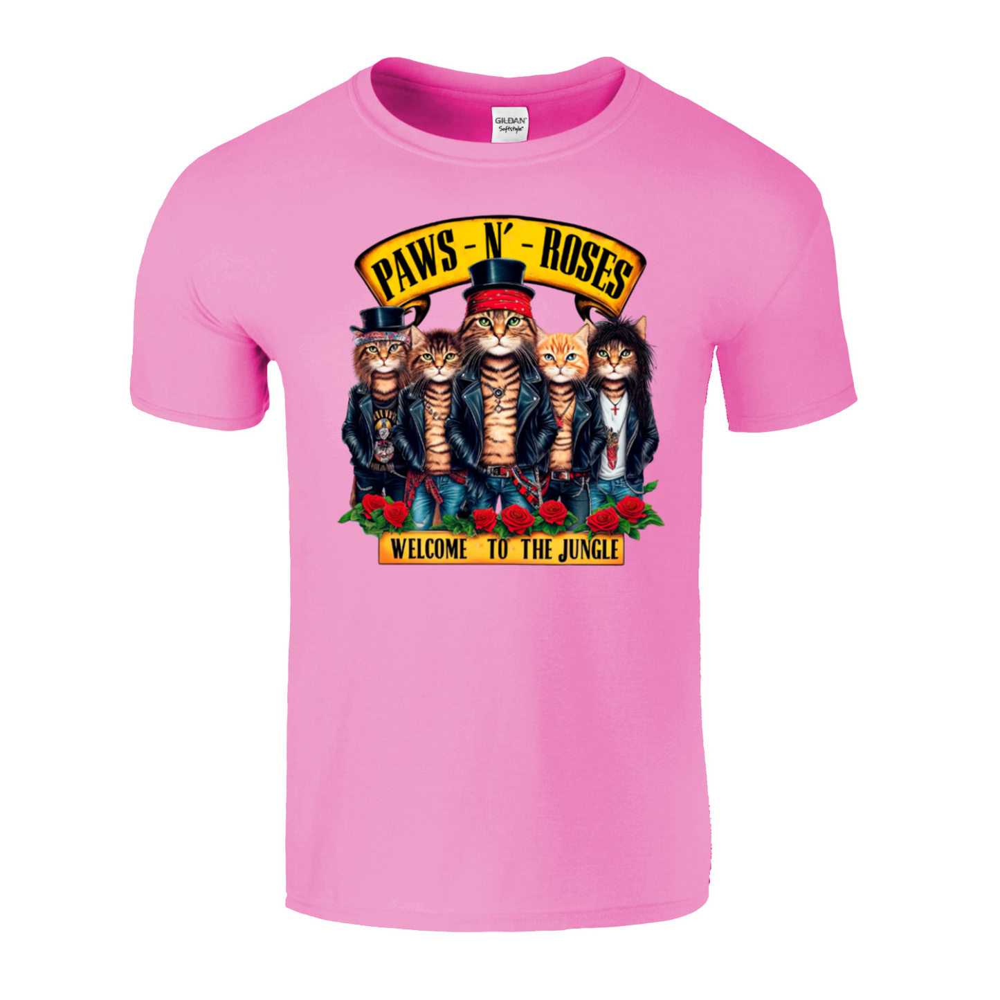 PAWS N' ROSES T-SHIRT