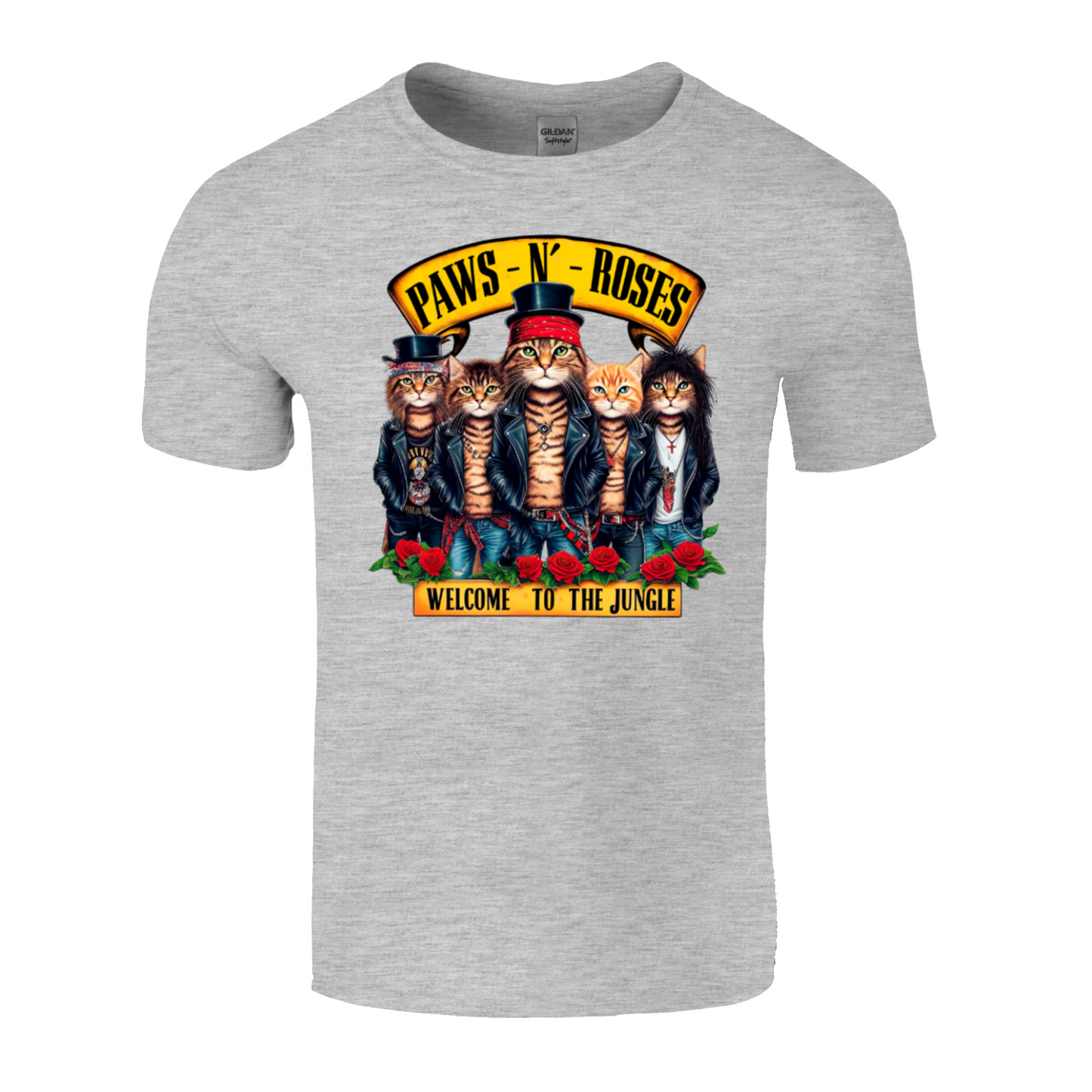 PAWS N' ROSES T-SHIRT
