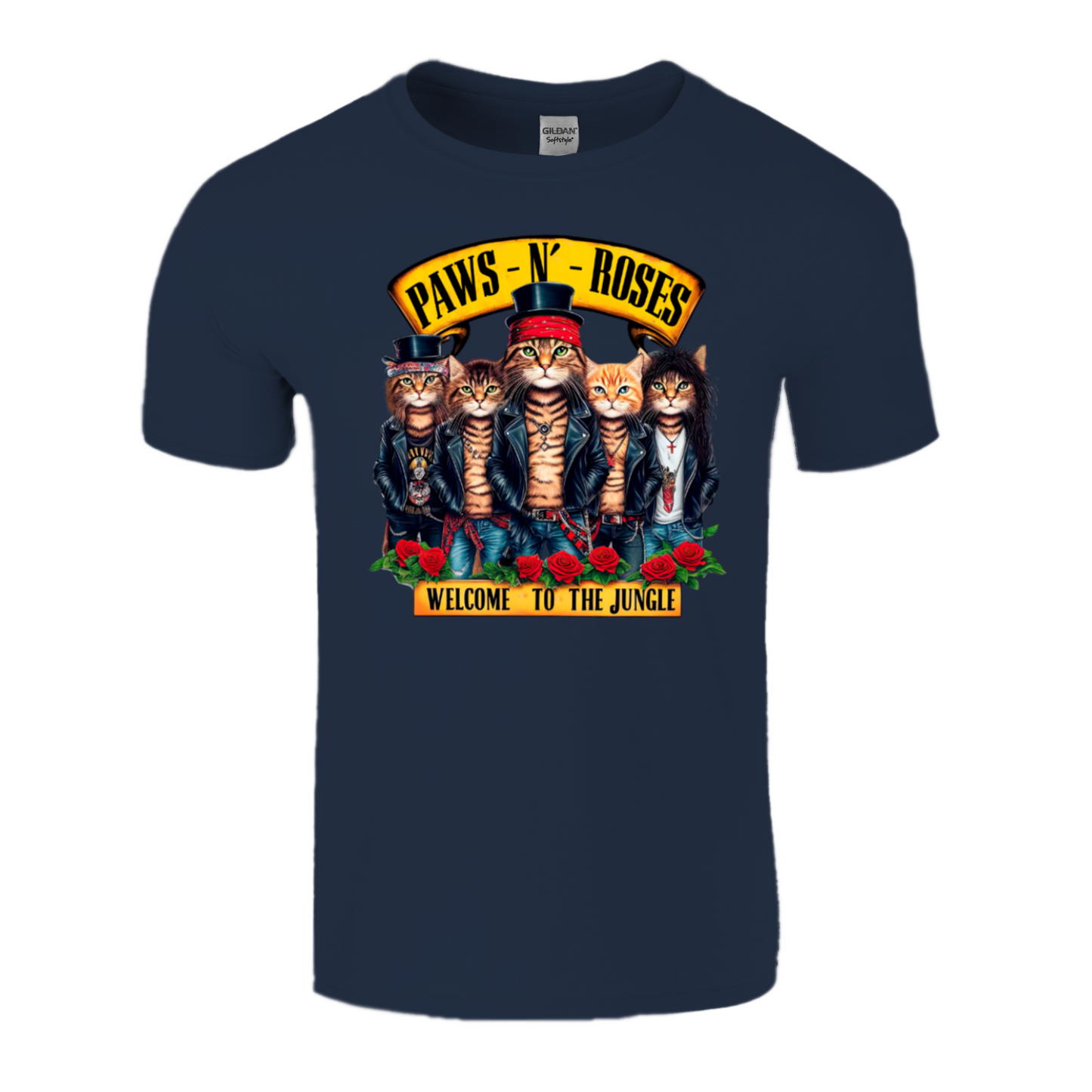 PAWS N' ROSES T-SHIRT